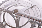 NOS Stronglight fluted three arm cottered chromed steel crank set with 52/42 teeth in 170mm from the 1960s / 1970s