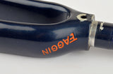 1" Aluminium Panto Faggin fork in darkblue/orange from the 1990s