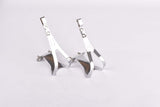 NOS Verma Riviera chromed steel toe clip set in size L from the 1950s - 1980s