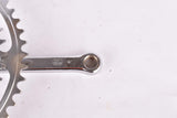 NOS Stronglight fluted three arm cottered chromed steel crank set with 52/42 teeth in 170mm from the 1960s / 1970s