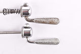 Campagnolo pre cpsc quick release set Record and Super Record, #1001/3 and #1006/8 front and rear Skewer from the 1950s - 1970s