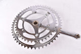 NOS Stronglight fluted three arm cottered chromed steel crank set with 52/42 teeth in 170mm from the 1960s / 1970s