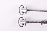 Campagnolo pre cpsc quick release set Record and Super Record, #1001/3 and #1006/8 front and rear Skewer from the 1950s - 1970s