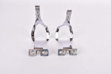 NOS Verma Riviera chromed steel toe clip set in size L from the 1950s - 1980s