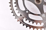NOS Stronglight fluted three arm cottered chromed steel crank set with 52/42 teeth in 170mm from the 1960s / 1970s