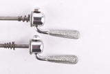 Campagnolo pre cpsc quick release set Record and Super Record, #1001/3 and #1006/8 front and rear Skewer from the 1950s - 1970s