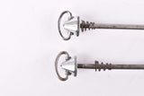 Campagnolo pre cpsc quick release set Record and Super Record, #1001/3 and #1006/8 front and rear Skewer from the 1950s - 1970s