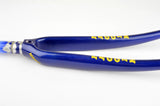 1" Aluminium Ahead Panto Faggin fork in darkblue/yellow from the 1990s