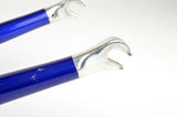 1" Aluminium Ahead Panto Faggin fork in darkblue/yellow from the 1990s