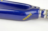 1" Aluminium Ahead Panto Faggin fork in darkblue/yellow from the 1990s