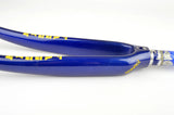 1" Aluminium Ahead Panto Faggin fork in darkblue/yellow from the 1990s