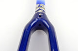1" Aluminium Ahead Panto Faggin fork in darkblue/yellow from the 1990s