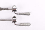 Campagnolo pre cpsc quick release set Record and Super Record, #1001/3 and #1006/8 front and rear Skewer from the 1950s - 1970s