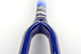 1" Aluminium Ahead Panto Faggin fork in darkblue/yellow from the 1990s