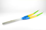 NEW 1" Aluminium Ahead Panto Faggin fork in blue/yellow/green from the 1990s NOS