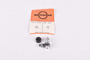 NOS Weinmann brake cable stop / tension adjustment screw with rubber protection cover #65