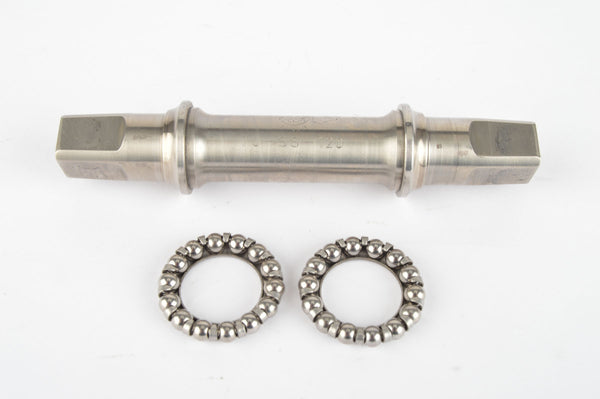 Campagnolo Super Record first Gen. #4031 Titanium Bottom Bracket Axle (70-SS-120) in 113mm from the 1970s - 80s