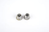 Ciclolinea handlebar end plugs in silver chrome