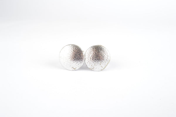 Silva handlebar end plugs in silver chrome