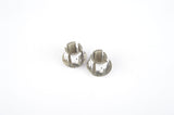 Silva handlebar end plugs in silver chrome