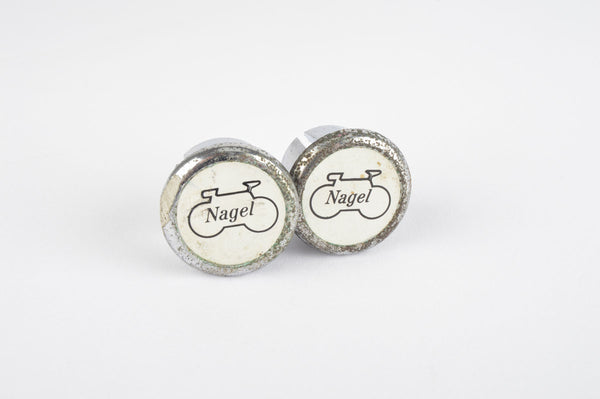 Silver Nagel handlebar end plugs