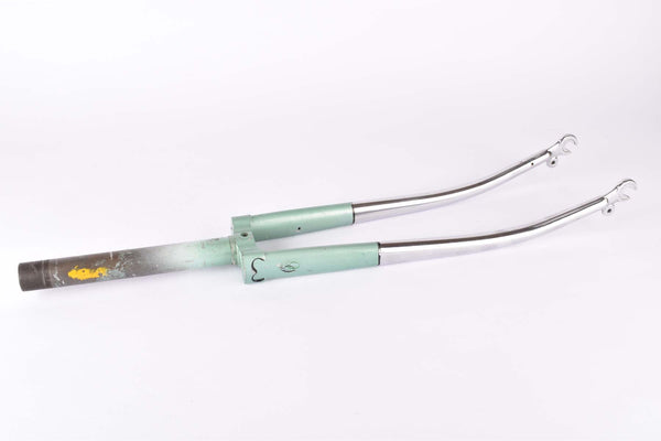 28" Green Raleigh Carlton Chrome Steel Fork with Suntour GS dropouts