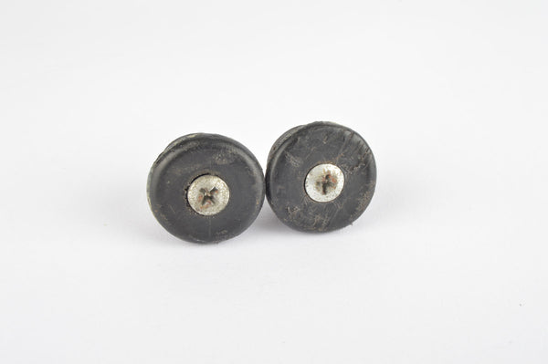 Unbranded handlebar end plugs to screw tight, in black