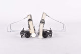NOS Gipiemme Sprint #300SA Pedal Set with Ale toe clips and white leather straps from the 1970s - 1980s