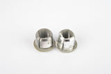 Ciclolinea handlebar end plugs in silver chrome