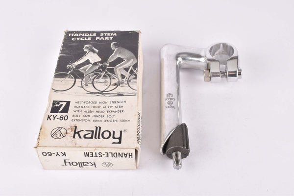 NOS/NIB Kalloy KY60 stem in 60 length with 25.4mm bar clamp size from the 1990s
