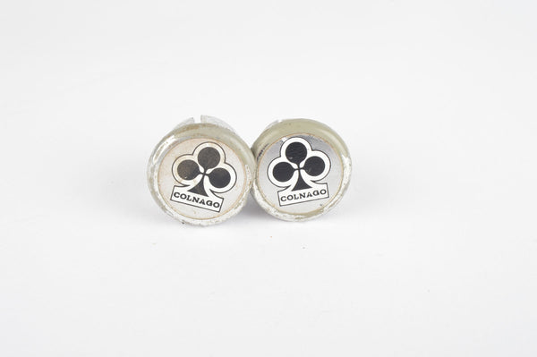 Silver Colnago handlebar end plugs