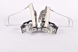 NOS Gipiemme Sprint #300SA Pedal Set with Ale toe clips and white leather straps from the 1970s - 1980s