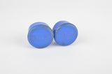 Blue Benotto handlebar end plugs