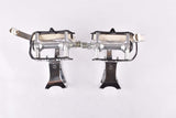 NOS Gipiemme Sprint #300SA Pedal Set with Ale toe clips and white leather straps from the 1970s - 1980s