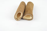 NOS/NIB Georges Sorel Grips in brown suede look, with 110mm length, without bar end plugs