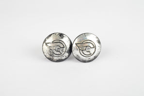 Silver Cinelli handlebar end plugs