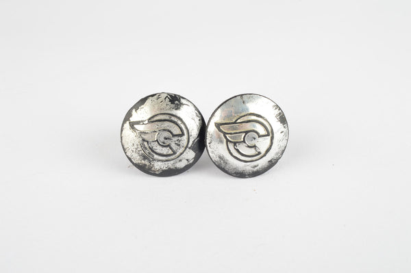 Silver Cinelli handlebar end plugs