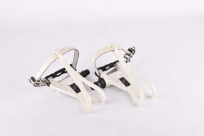 NOS Shimano Exage Sport #PD-A450 Aero Pedal Set with toe clips and straps from the late 1980s