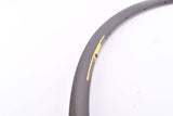 NOS Wolber Profil 20 hard anodized 700 Titane Chrome Manesium single tubular Rim in 28"/622 with 28 holes from the 1980s