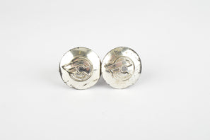 Silver Cinelli handlebar end plugs
