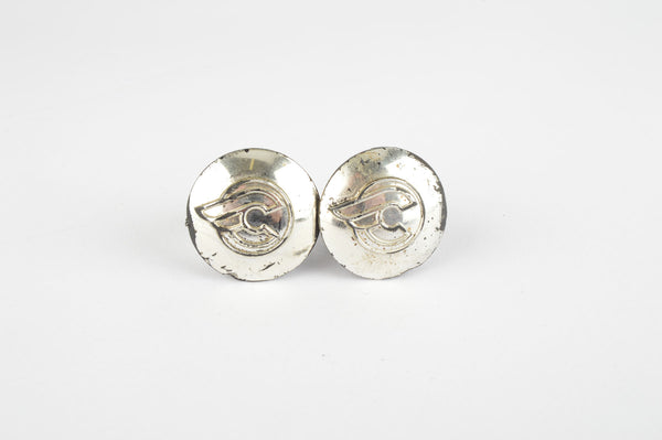 Silver Cinelli handlebar end plugs