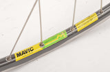 Wheelset with Mavic Mach 2 CD2 tubular rims and Campagnolo Chorus hubs from the 1980s - 90s