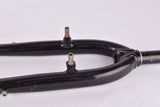 28" Black Trekking Steel Fork with Eyelets for Fenders and Low Rider