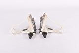 Shimano Exage Sport #PD-A450 white aero Pedal Set with toe clips and straps from the late 1980s