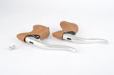 Dia Compe Aero Gran Compe, aero brake lever set with brown hoods