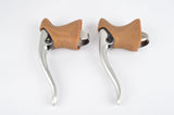 Dia Compe Aero Gran Compe, aero brake lever set with brown hoods