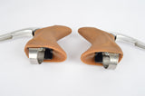 Dia Compe Aero Gran Compe, aero brake lever set with brown hoods