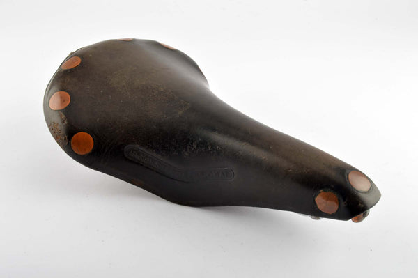 Brooks Professional big copper rivets B78 leather saddle from the 1960s
