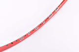 NOS Rigida DPX red anodized single Clincher Rim in 28"/622mm (700C) with 36 holes