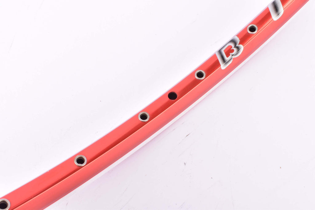 NOS Rigida DPX red anodized single Clincher Rim in 28
